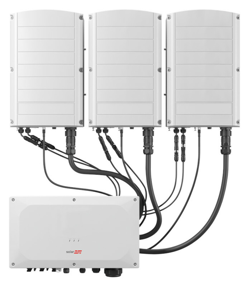 Onduleurs triphasés avec technologie Synergy SolarEdge