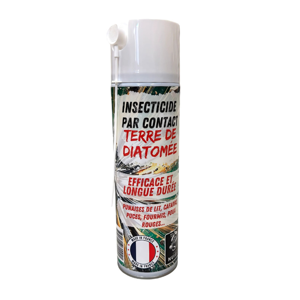 Aérosol Terre de Diatomée – Insecticide Naturel à Action Mécanique