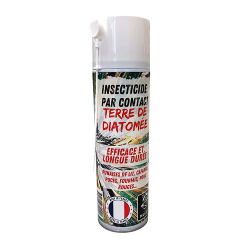 Aérosol Terre de Diatomée – Insecticide Naturel à Action Mécanique