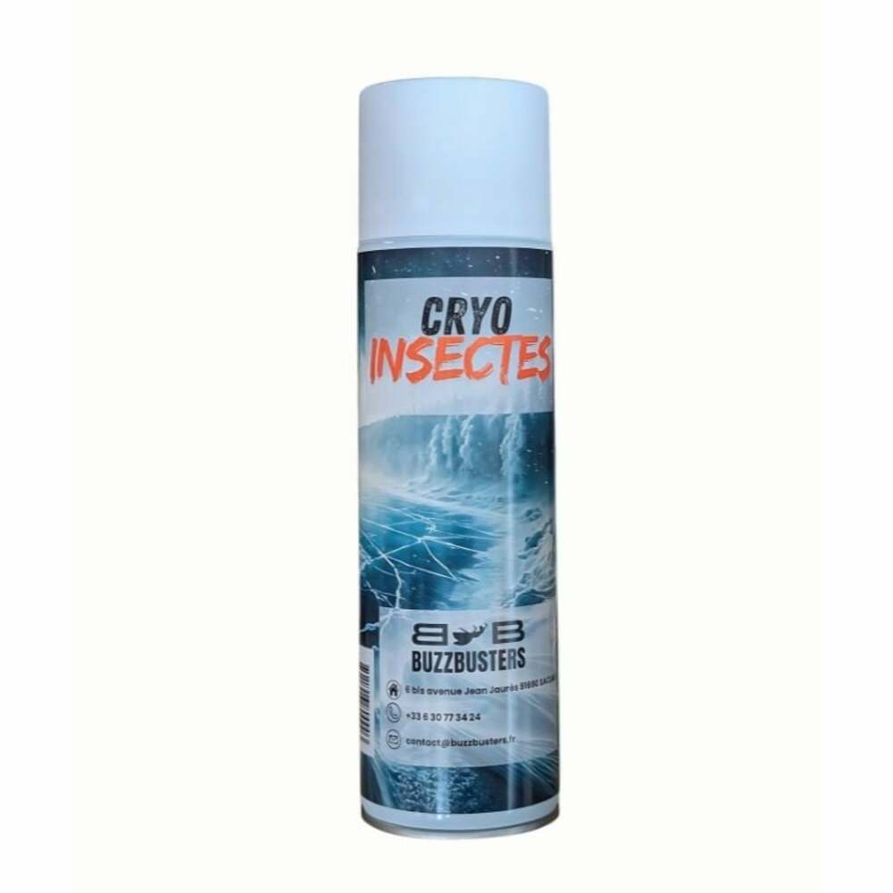 Aérosol Cryo Insectes 500 ml – Froid Extrême -40°C