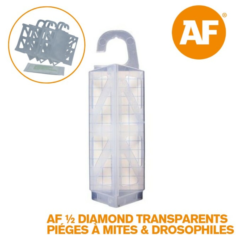 AF® 1/2 DIAMOND PIÈGES À MITES TRANSPARENTS