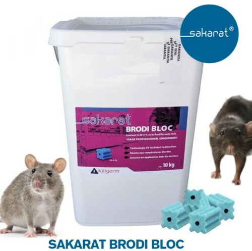 SAKARAT® BRODI BLOCS 25G 17PPM SEAU DE 10KG