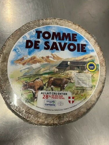 TOMME DE SAVOIE IGP AU LAIT ENTIER CRU 28%MG - 315686 -