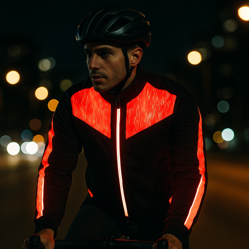 Veste de cyclisme lumineuse (réf. DSF007)