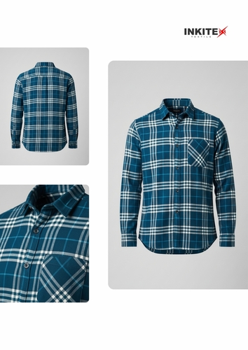 Long-Sleeve Yarn-Dyed Shirt