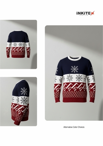Crew-Neck Knitted Sweater