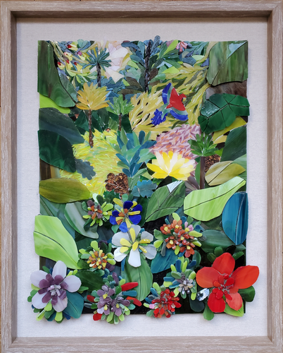 Tableau en plaques de verre