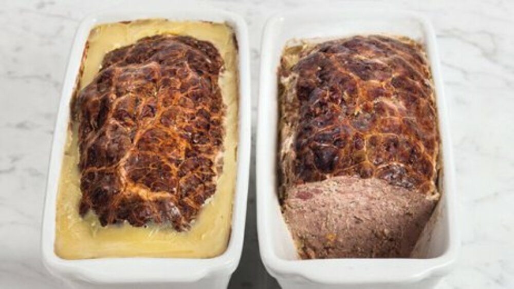 236229 - Terrine de canard aux 2 foies et aux girolles 1,2 kg La Grande Charcuterie