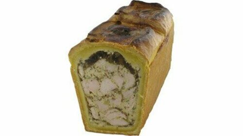82440 - Pâte croûte de blanc de poulet au citron et à la moutarde 2,4KG