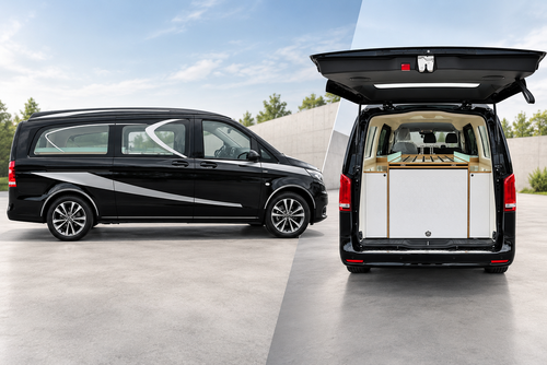 Corbillard Mercedes Vito Mixte