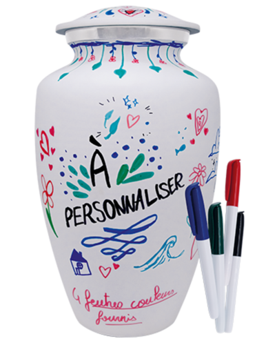 URNE CUSTOMIZABLE WHITE