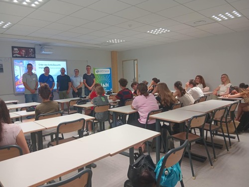 Intervention ERASMUS + CMT avec Benjamin et Cédric ARNAUD
