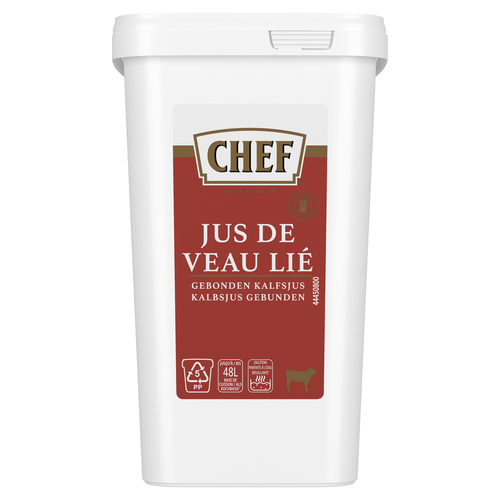 5287 CHEF® Jus de Veau Lié - Boîte de 1,2 kg pour 24 L à 48 L