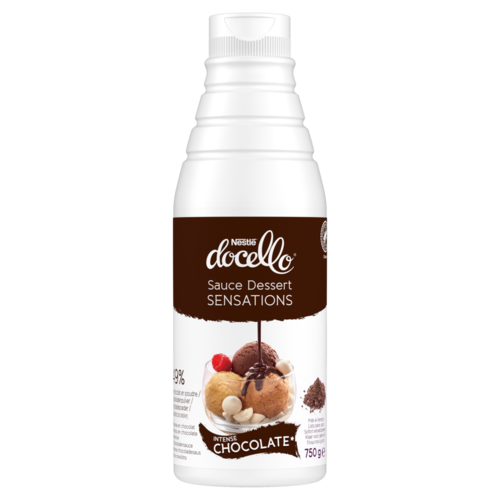 313497 DOCELLO® Sauce Sensations Intense Chocolat - Bouteille de 750 g