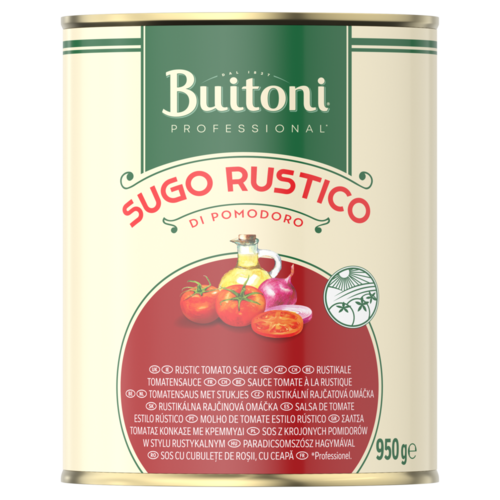 327576 BUITONI® Sauce Tomate Rustico - Boîte de 950 g