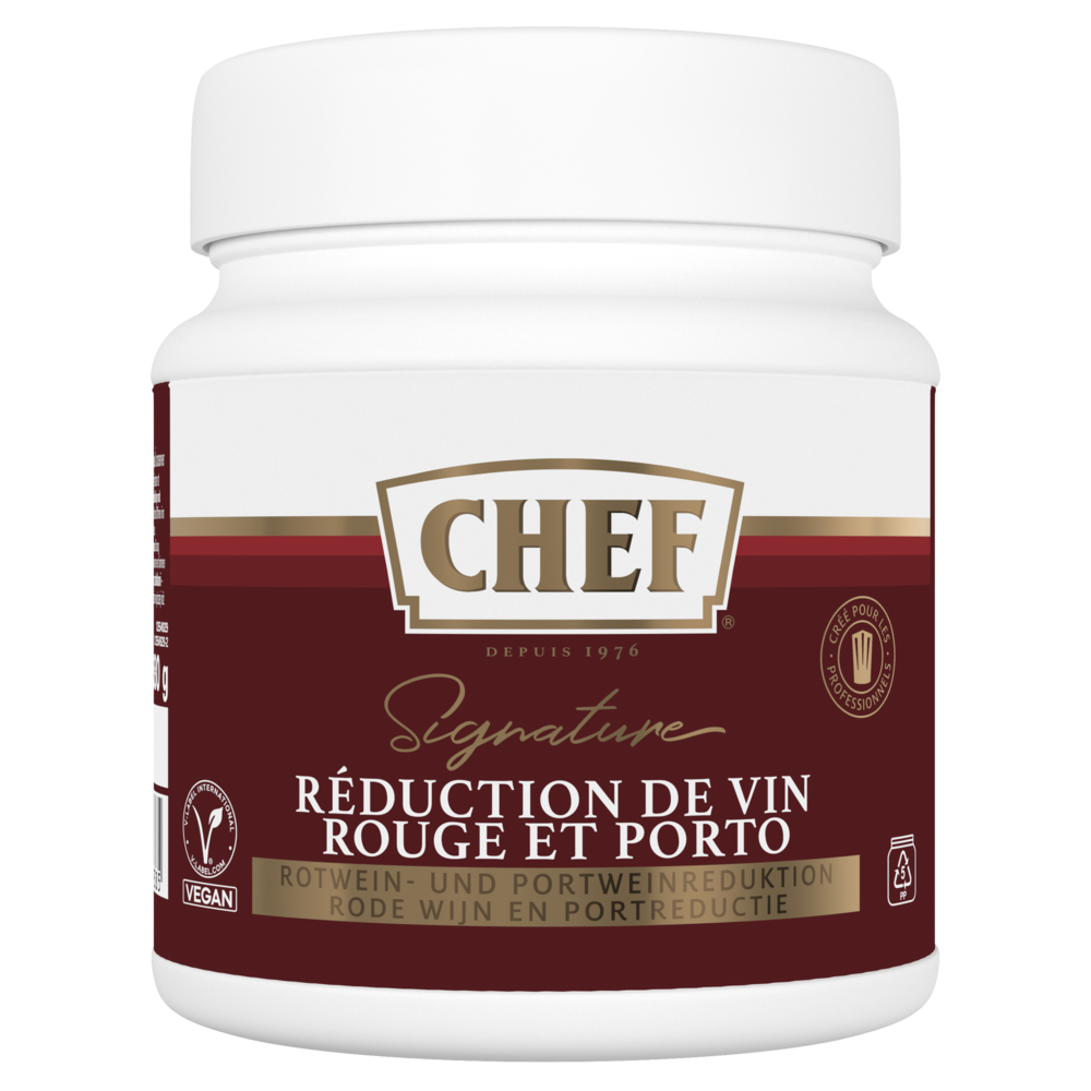 292045 CHEF® Réduction de Vin Rouge et Porto - Pot de 580 g