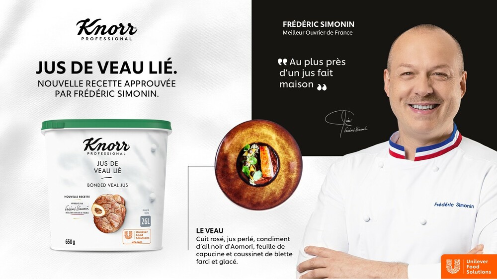 Jus de veau lié Knorr 650g et/ou Kg