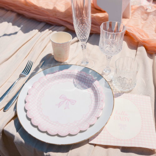 Assiettes Hello Baby - Gender Reveal