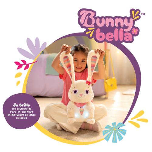 BUNNY BELLA PELUCHE INTERACTIVE LAPIN 26 CM