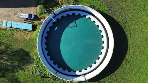 Couverture flottante récupératrice de biogaz