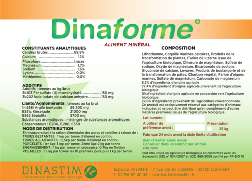 DINAFORME – Soutien métabolique et performance digestive