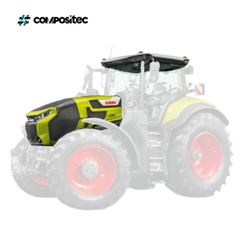 Capot et Toit de Tracteur en composite
