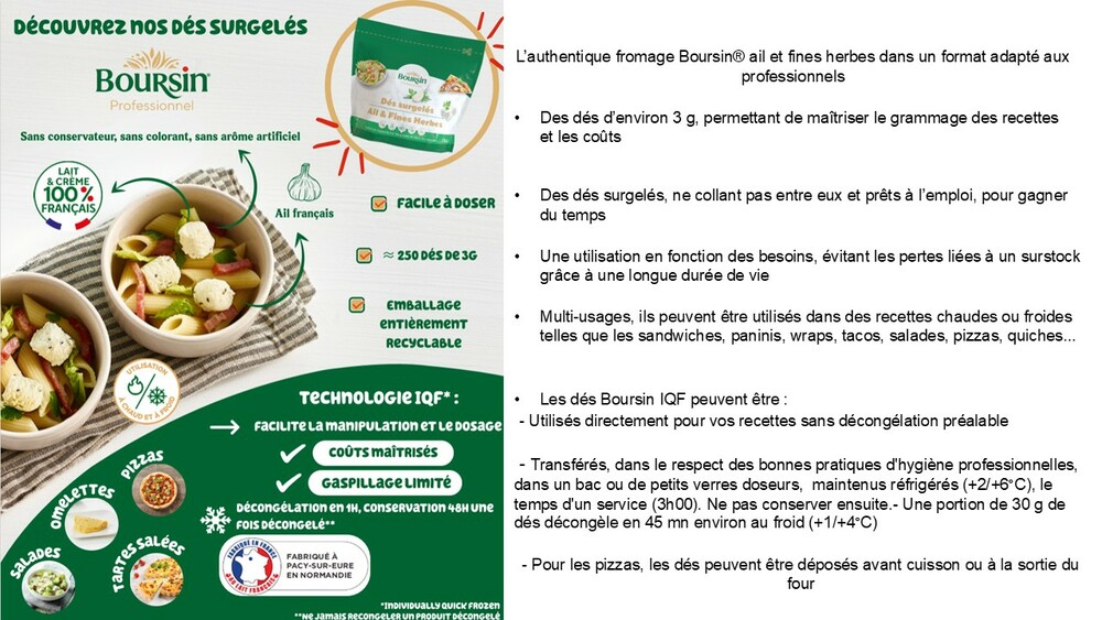 Boursin dés IQF 228487