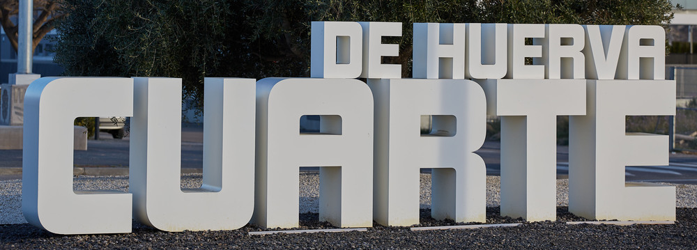 Letras corpóreas Cuarte de Huerva