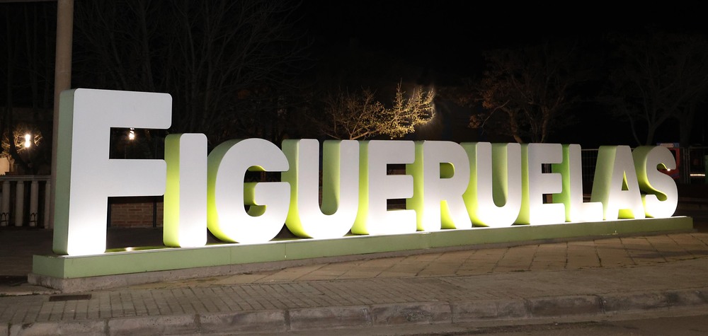 Letras corpóreas Figueruelas
