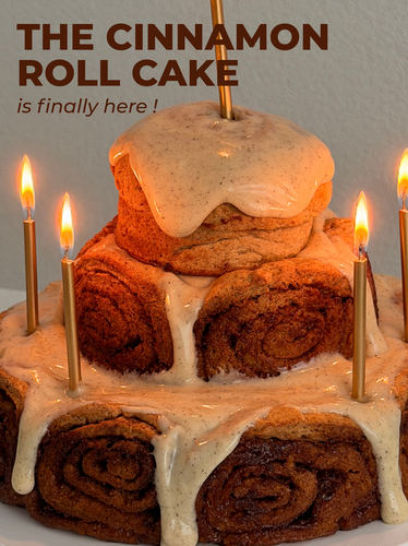 Cinnamon Roll Cake